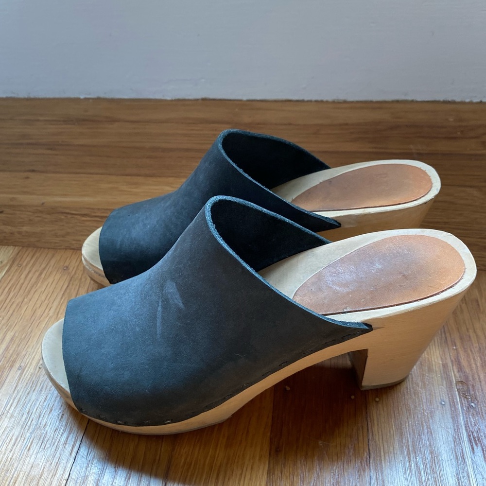 Bryr clog Jayne slide in dark blue 37